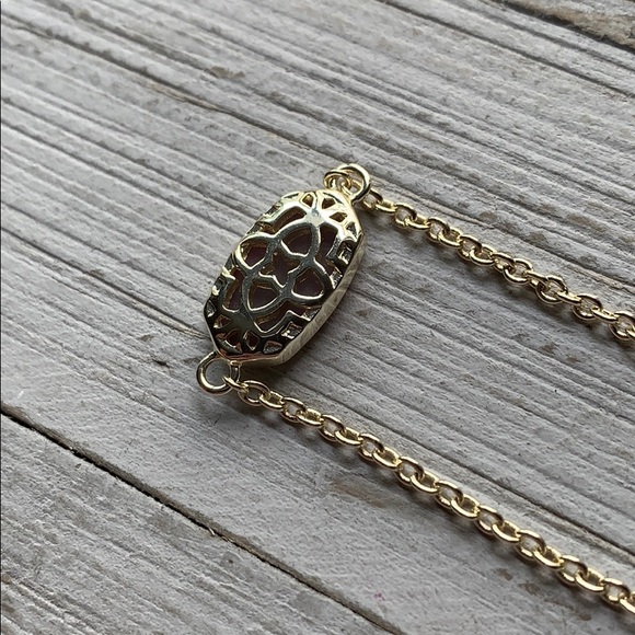 Kendra Scott Elaina Fuschia Druzy Bracelet NEW - Picture 7 of 7